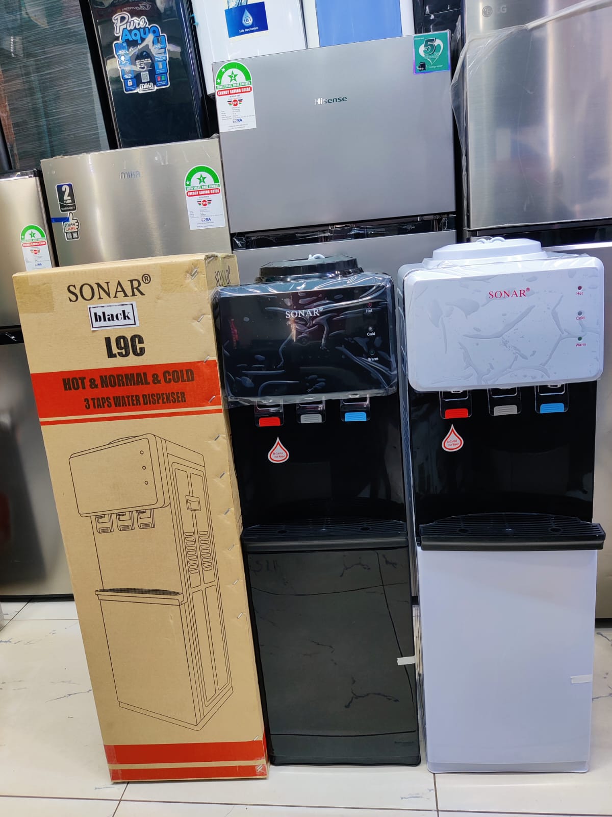 Sonar L9C 3 taps top load water dispenser